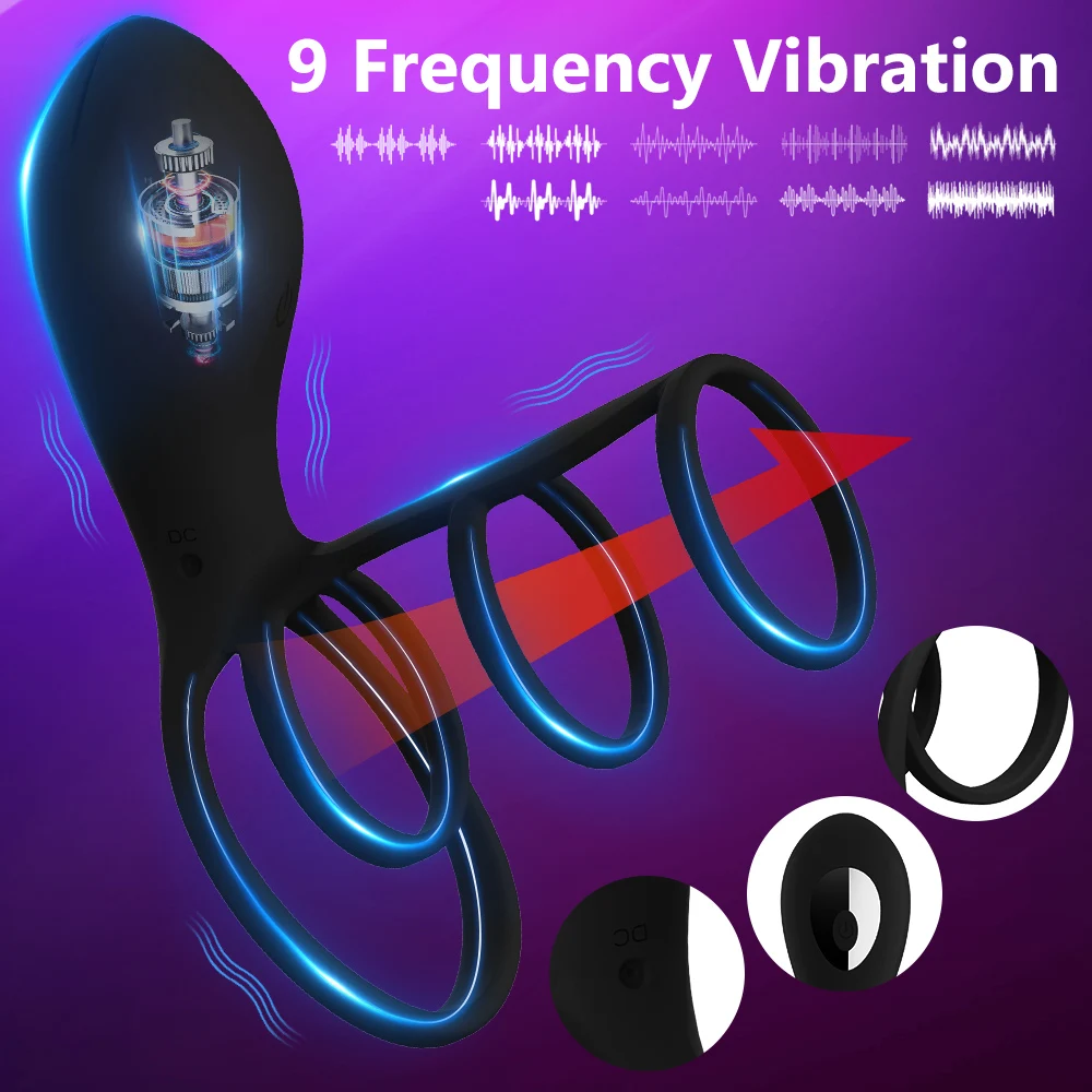 Paar Vibrator Seksspeeltje Voor Vrouwen Vagina Stimulator Penis Mouw Cock Ring Mannen Semon Lock Delay Ejaculatie Cockring Masturbator