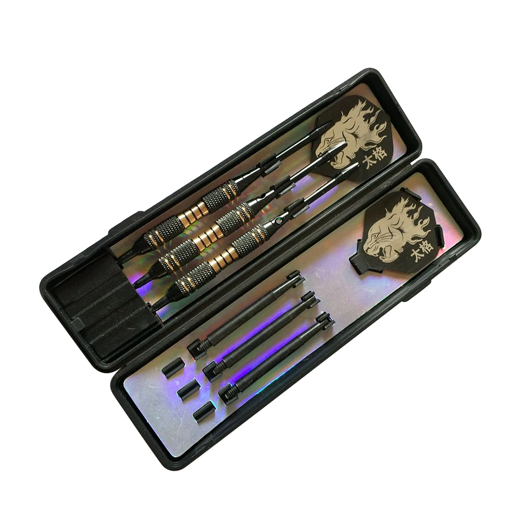 1 set di kit in rame professionale con punta ad ago, voli sicuri, fornitori di giochi per freccette