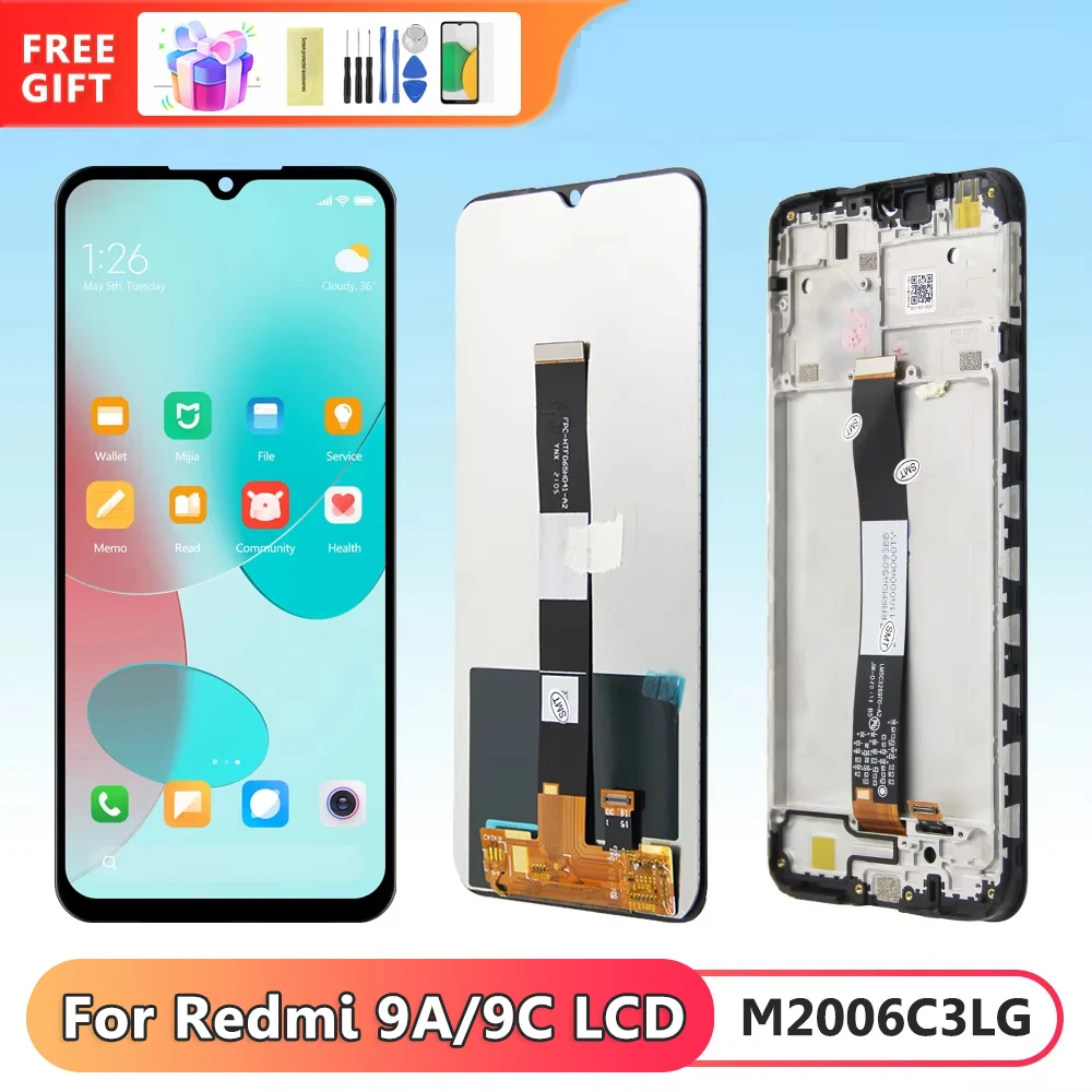 توصية وتحليل لشاشة العرض لجهاز Xiaomi Redmi 9A M2006C3LG A135F ISP Point