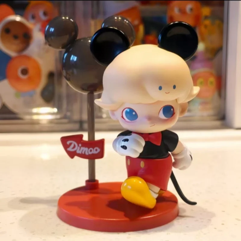 

POP MART DIMOO WORLD x DISNEY Series Mystery Box Genuine Blind Box Guess Toys Bag Ornament Figurines Home Decor Desktop Dolls