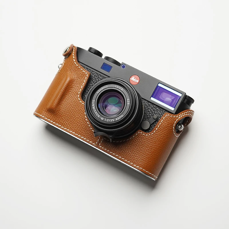 Mr.Stone voor Leica M11 Kleurrijke cameratas Beschermhoes Camerabody Kleurrijk handgemaakt leer
