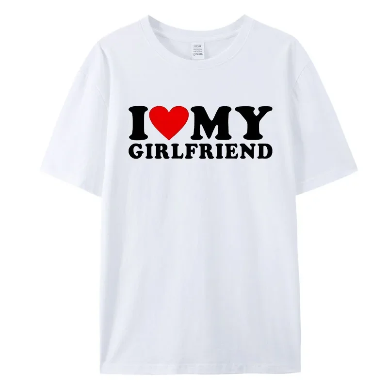 

I Love My Boyfriend Clothes I Love My Girlfriend T-Shirt Men So Please Stay Away From Me Funny BF GF Saying Quote Gift Tees Tops