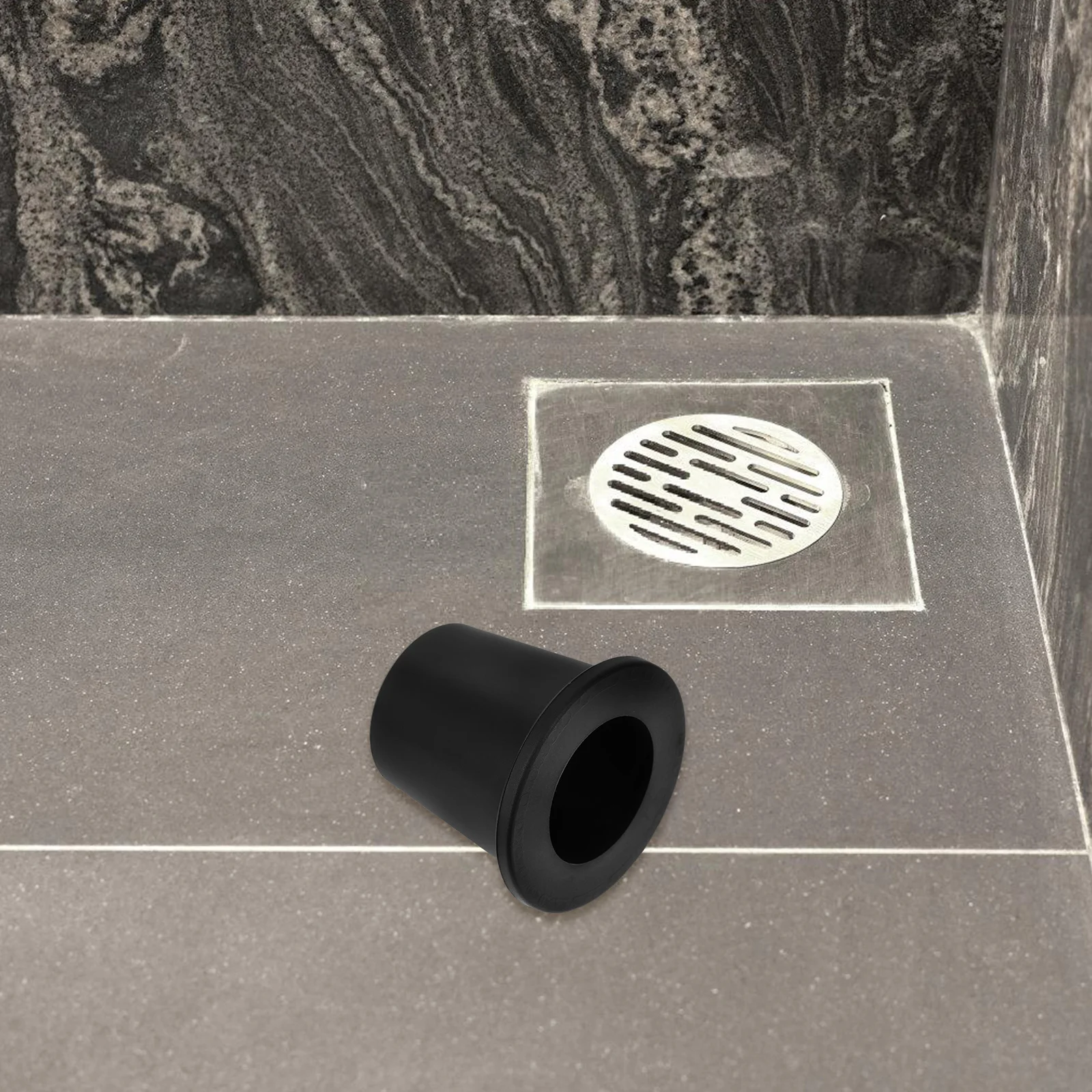 

Reusable Shower Gasket Connector Seal Adapter For Bathroom Hose Base Black Disc Connector Drain Hose Seal Gasket Shower Drain
