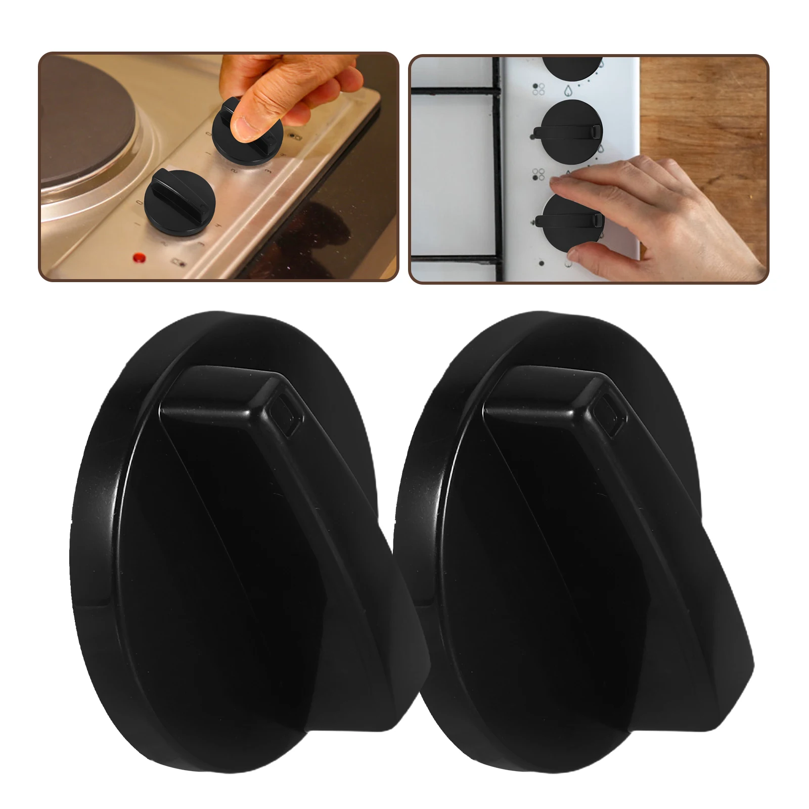 

2 PCS Switch Knob Air Fryer Timer Replacement Barbecue Camping Stove Knobs Replacements