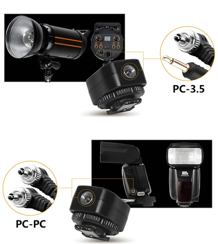 TF-334 Hot Shoe Adapter For Converting Sony Mi A7 A7S A7SII A7R A7RII A7II Camera To Canon Nikon Yongnuo Flash Speedlite