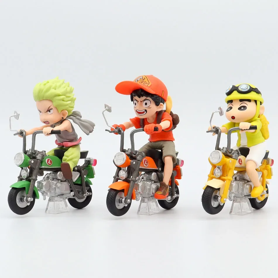 Figurine de moto Dragon Ball Z Tom et Jerry Crayon Shin-chan, jouets en PVC Goku Frieza Cell Roshi pour enfants, collectionneur