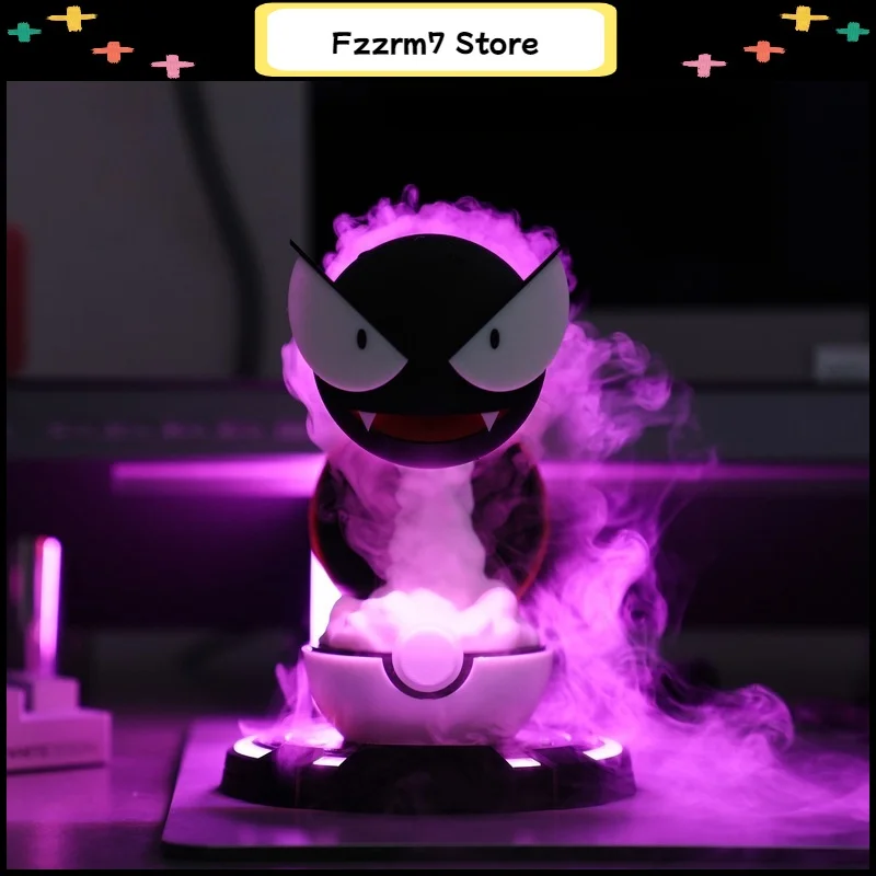 new-pokemon-3d-printing-gastly-creative-atomizing-humidifier-computer-desktop-novelty-ornaments-decoration-boys'-birthday-gift