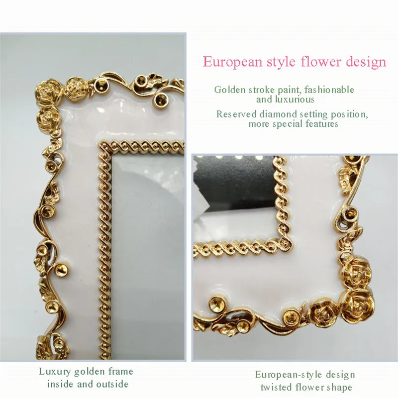 الأوروبية الإبداعية إطار صور اللوحة الديكور مرآة الزفاف إطار صور منطقة مكتب خزانة للغرفة مجموعة الجدول إطار صور