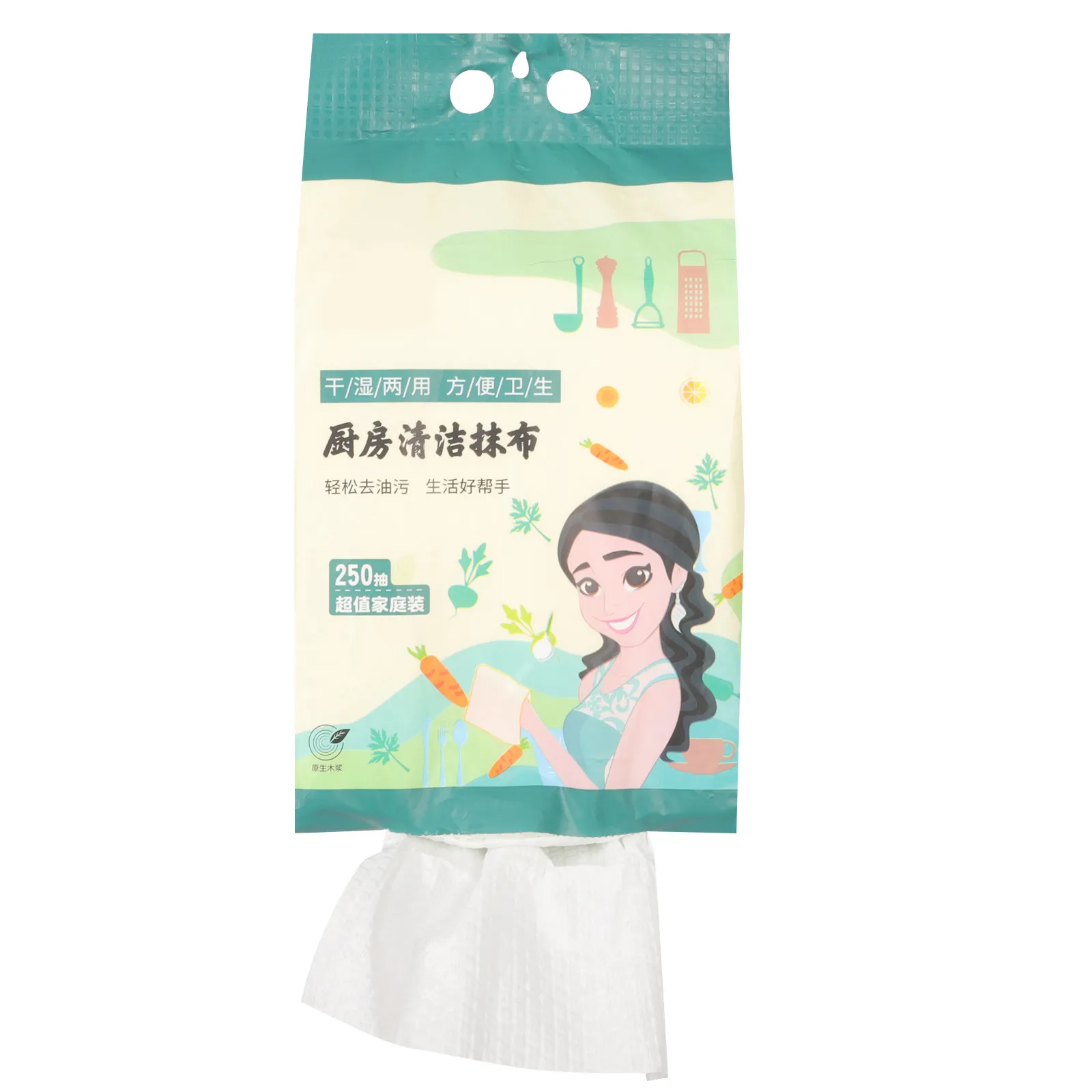 

1 упаковка больших кухонных одноразовых салфеток для уборки, толстые многофункциональные полотенца для мытья посуды, одноразовые кухонные салфетки для домашнего использования