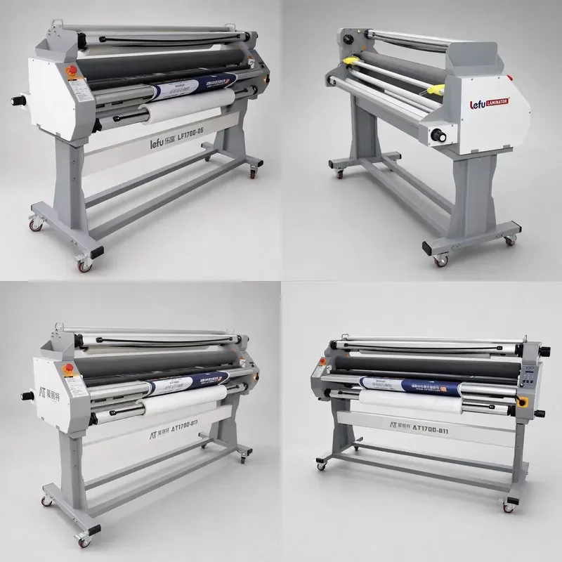 for LF1700-D5 1600mm 63 Inch Advertising Hot and Cold Laminator Machine Wide Format Thermal Roll Laminating Equipment