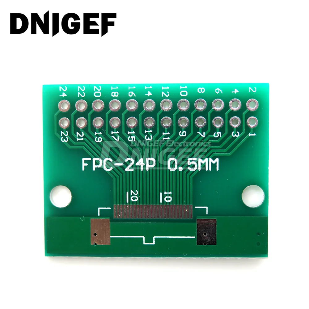 5PCS FPC FFC 0.5mm 1mm Pitch Double Side Adapter Socket Plate PCB Board Connector DIY KIT 6 8 10 12 20 40 50 Pin to DIP 2.54mm
