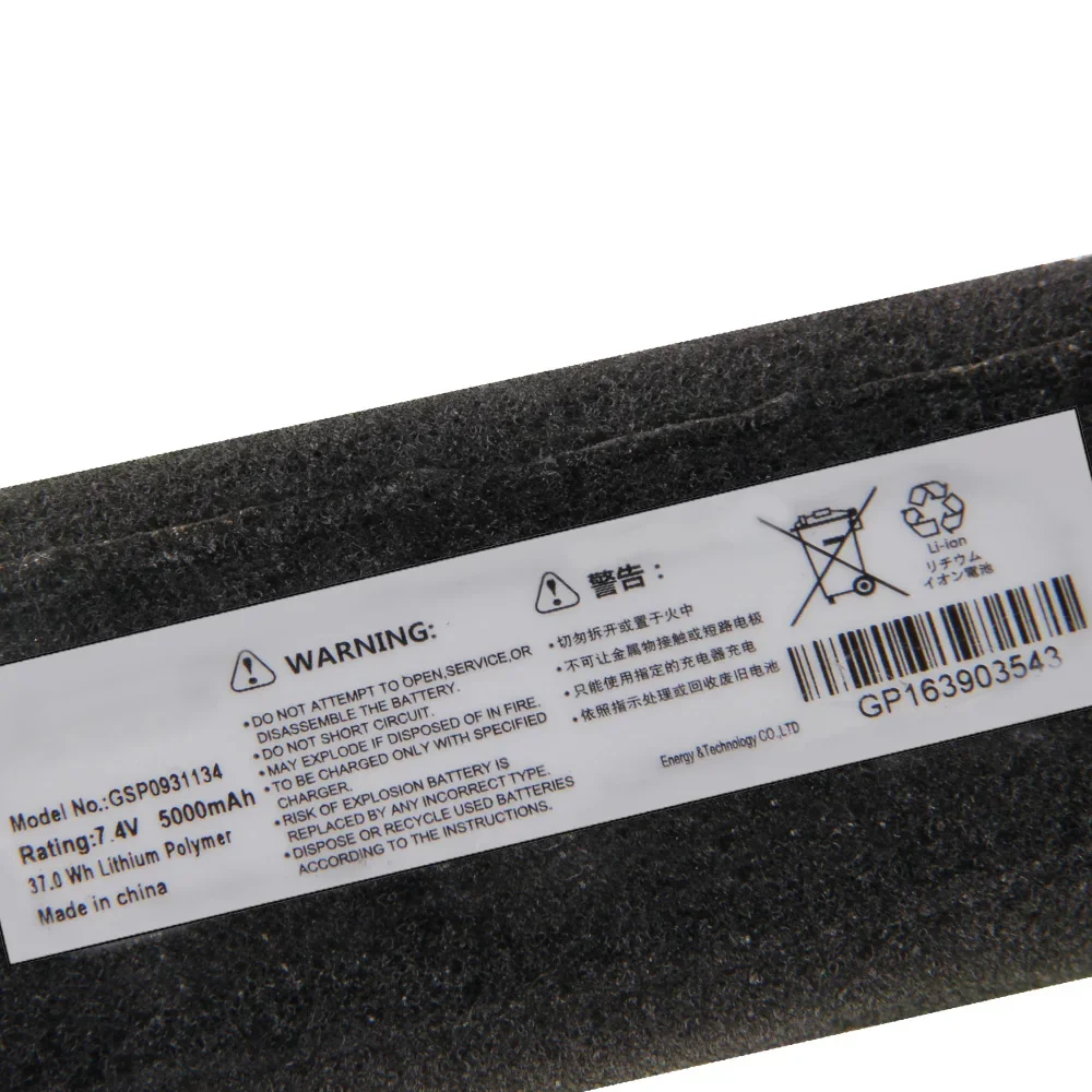 Replacement Battery GSP0931134 For JBL Xtreme Bluetooth Audio Outdoor Speaker 5000mAh