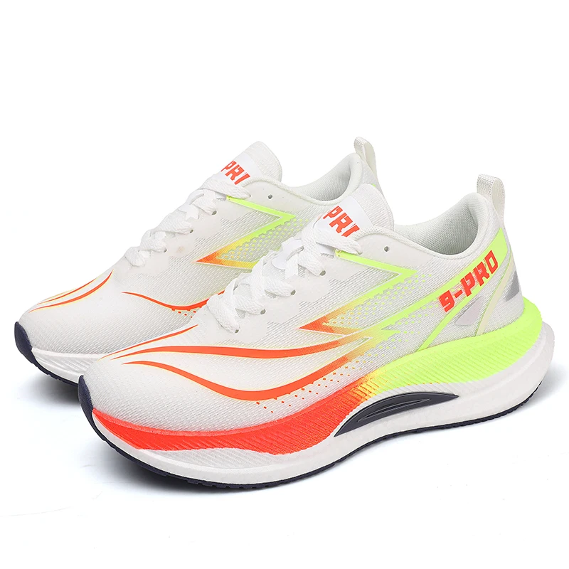 

Мужская осенняя обувь, бестселлер 2025, кроссовки с дышащей сеткой, тренировка скорости с карбоновой пластиной, противоскользящие походные туфли с мягкой подкладкой, один