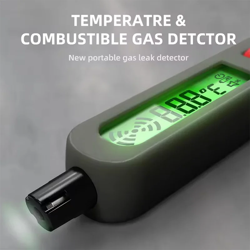 BSIDE G1 Aardgastest Brandbaar gaslekdetectie Geluids- en lichttrillingsalarm USB-opladen PPM LEL-tester