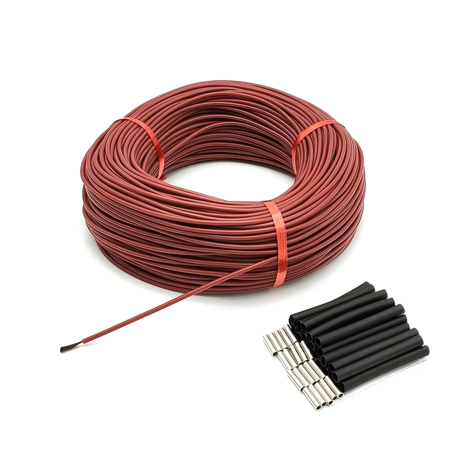 

Carbon Fibre Heating Wire Insulation Material 200℃ High Temperature Far Infrared Silicon Rubber Warm Floor Heating Cable