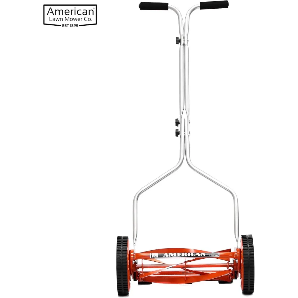 Imagem -05 - Push Reel Lawn Mower Vermelho 120414 14 4-blade