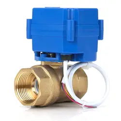 Electric Ball Valve DN15 DN20 DN25 Motorized Ball Valve for Water Brass Two Way CR01 CR02 CR03 CR04 CR05 DC5V 12V 24V AC220V