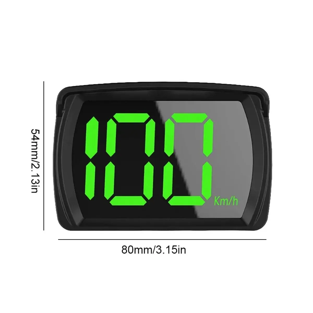 Car Head Up Counter Universal Reminder Table High-definition LCD Speedometer KMH Digital Suitable for car motorcycle