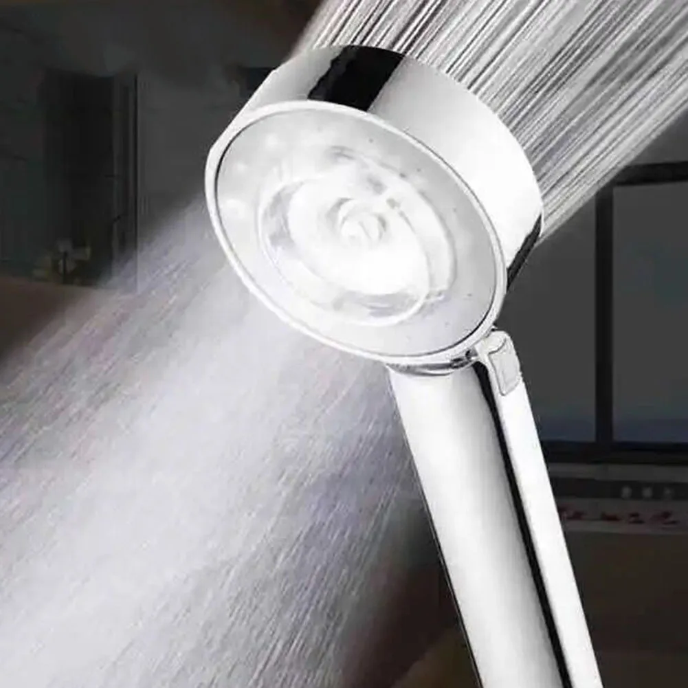 Showerheads Shower Head Double-sided Round ABS Booster Dual Function Shower Accessories Shower Head Hand Shower Head Handheld