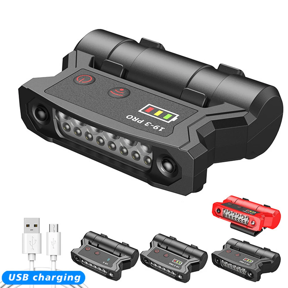 C5 Portable Camping Fishing Cap Clip Head Light Lamp Led Induction Headlamp Rechargeable edc Search Light Outdoor Hiking Lantern