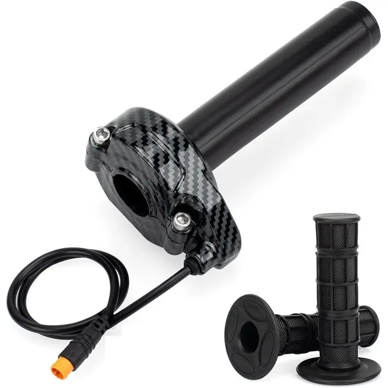 AU05 -3 Pin Surron Style Throttle Grip Kit For Happyrun Freego Heybike Electric Dirt Bike 12V-72V