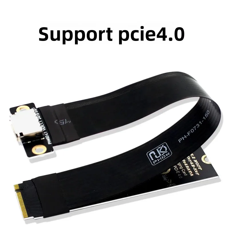 PCIE 4.0 M.2 NVMe To Oculink SFF 8611 8612 Adapter Card Notebook External Graphics Card Extension Cable for Mac Os Windows Linux