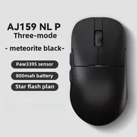 AJAZZ AJ159NLP Star Flash Wireless Bluetooth Three Model Lightweight Mouse PAW3395 26000DPI Ultra-low Latency Wired Gaming Mouse