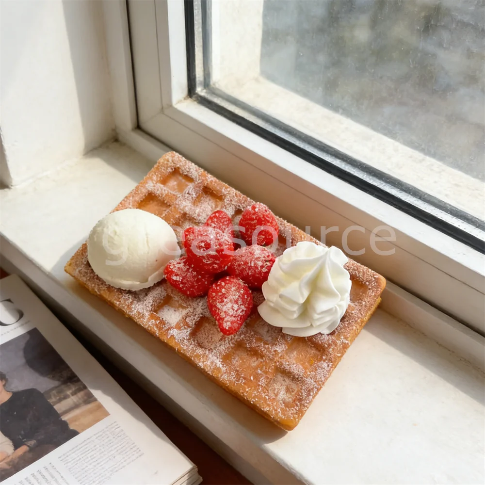 Kremowe kwadratowe gofry trusk – Photography Of Food recenzja i cena