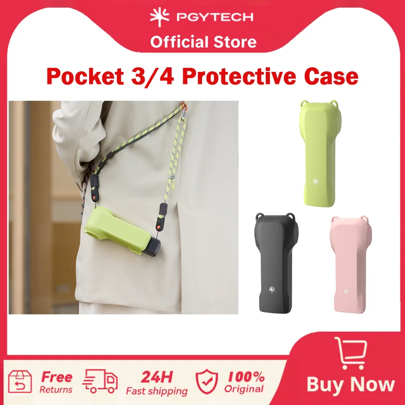 Image of PGYTECH Schutzhülle für DJI Osmo Pocket 4/3 Xtra Muse Gimbal Objektiv-Displayschutz Schnellverschluss mit Schnellzugriff