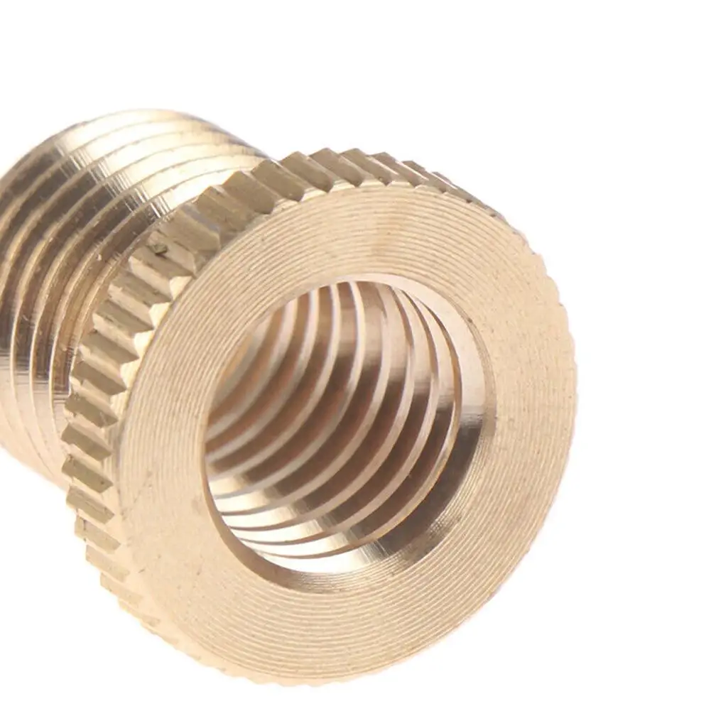 Nuts Thread Adapter Fittings Gear Shift Knob Gold M10x1.25&M10x1.5&M8x1.25 Replacement 3pcs/set Aluminum Alloy