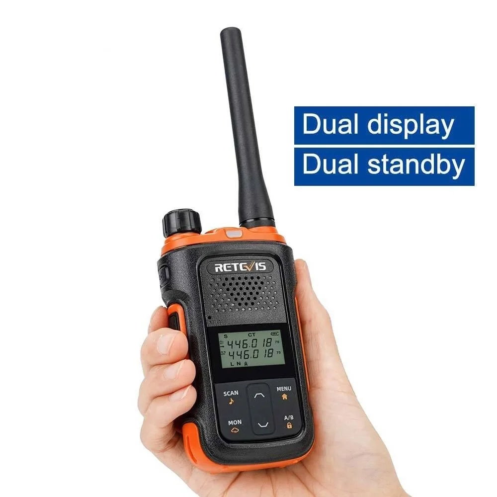 Go! Walkie Talkie Long Range Mini Two-way FM Radio RB627B Walkie-talkies VOX PTT Portable Radio ht for Hunting Fishing Hotel