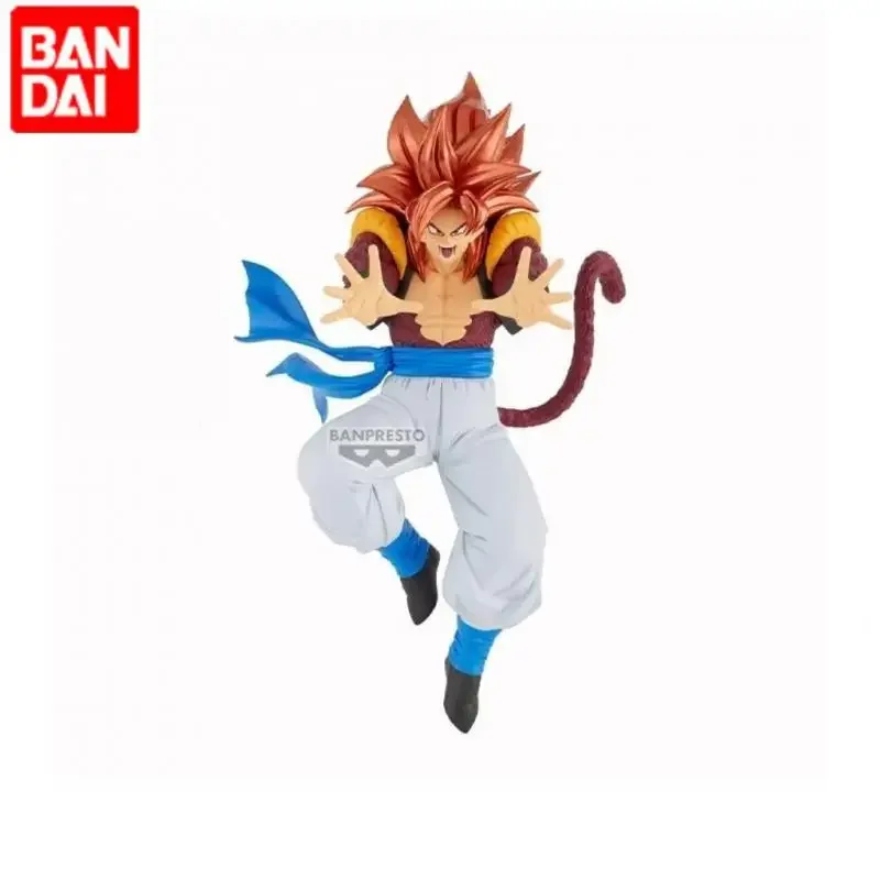 Chaud véritable BANDAI BANPRESTO DRAGON balle sang de SAIYANS Super Saiya4 Gogeta PVC Figure modèle Original poupée jouet enfants cadeau