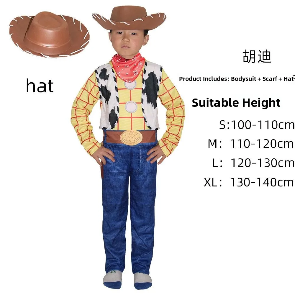 loween Costume per bambini Giocattolo S Depu Woody e Jie Cosplay Abbigliamento per spettacoli teatrali Opera tradizionale cinese C...