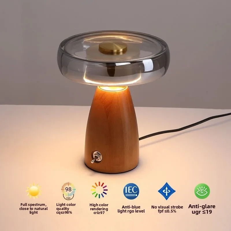 Retro Wooden Mushro…