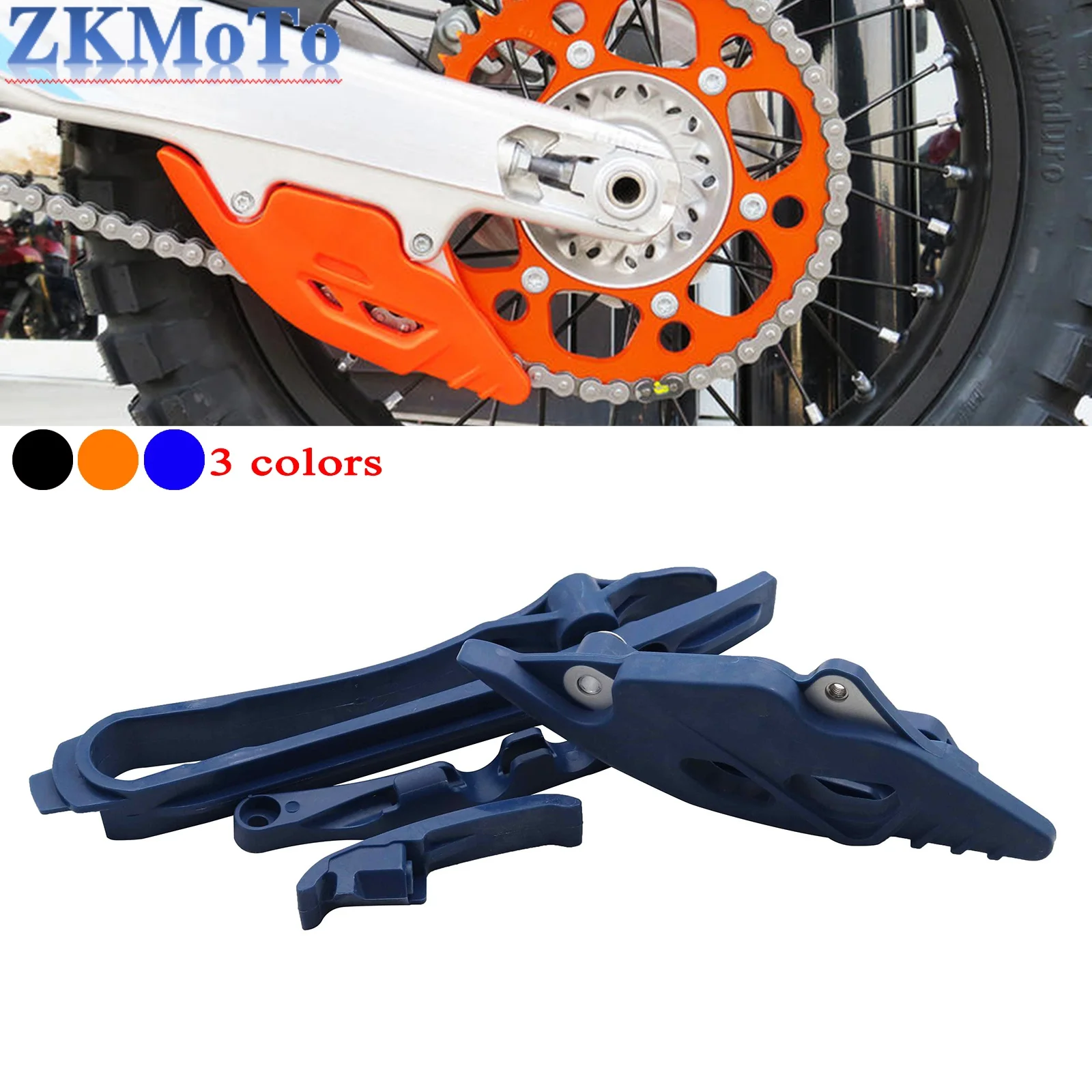 

Комплект слайдеров цепи маятника мотоцикла, направляющая цепи, зажим тормозного шланга для Husqvarna FC FE FX TE TC TX для KTM SX SXF EXC XCF