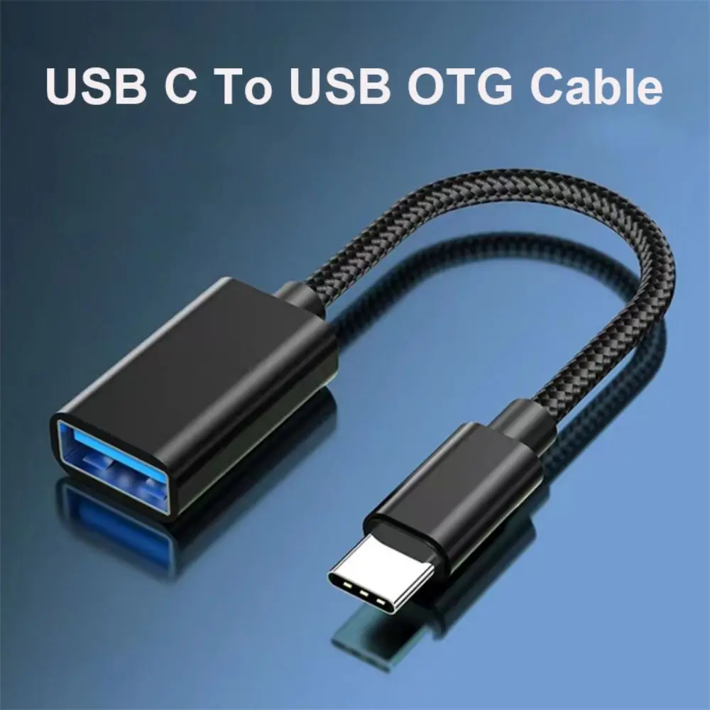 Short Digital Cables Converter Type C Cable Mobile Phone OTG Connector Cable OTG USB Cable USB to Type C Adapter OTG Data Cable