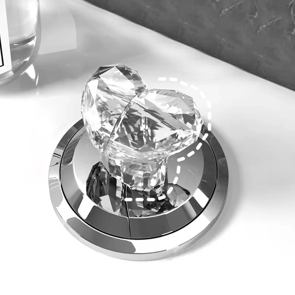 

1 Pair Heart Shaped Press Button Pusher Cute Toilet Button Replacement Flush Handle Helper For Bathroom Toilet Tank Parts