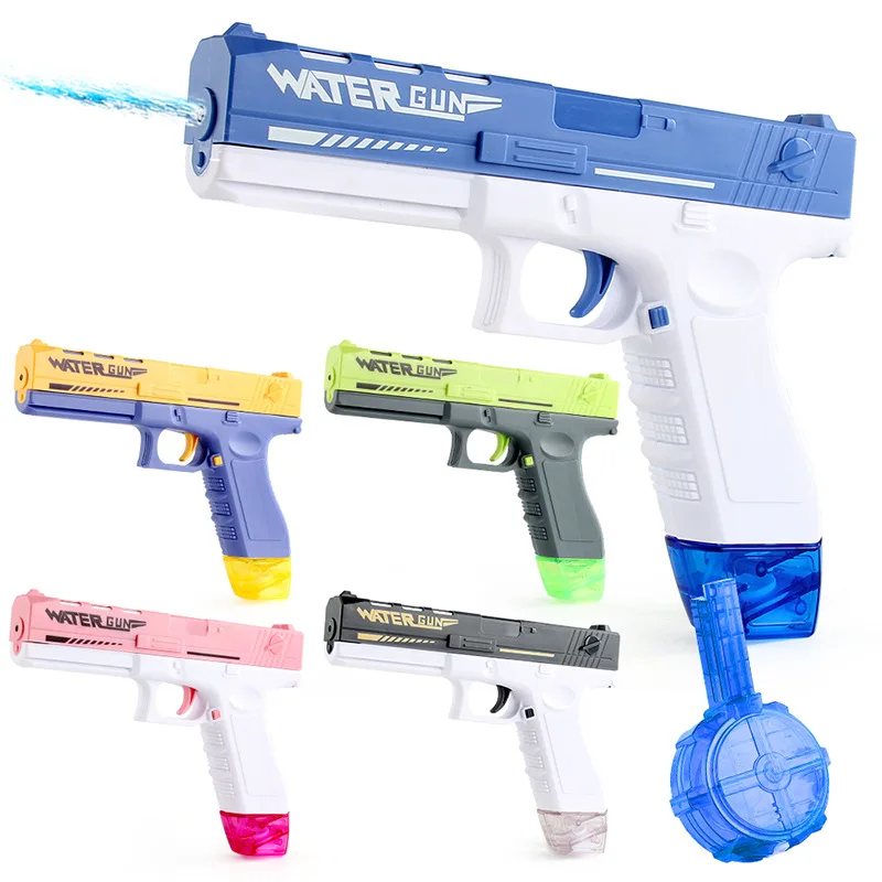 مسدس مياه كهربائي للأطفال والكبار ، آلي بالكامل ، ألعاب ممتعة خارجية ، هدايا شاطئ ، موديل جديد ، 5 ألوان ، أو #1