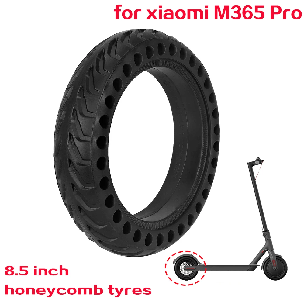 

8,5-дюймовый 8 1/2x2 электрический скутер сотовый амортизатор черная бескамерная твердая шина износостойкая шина для Xiaomi M365 Pro
