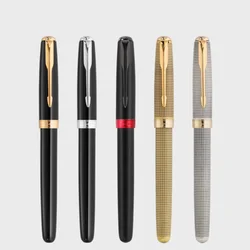 JINHAO 75 Ballpoint Pen Metal Black Red Replaceable Refill Financial Office Student Writing Supplies School Stationery Pens