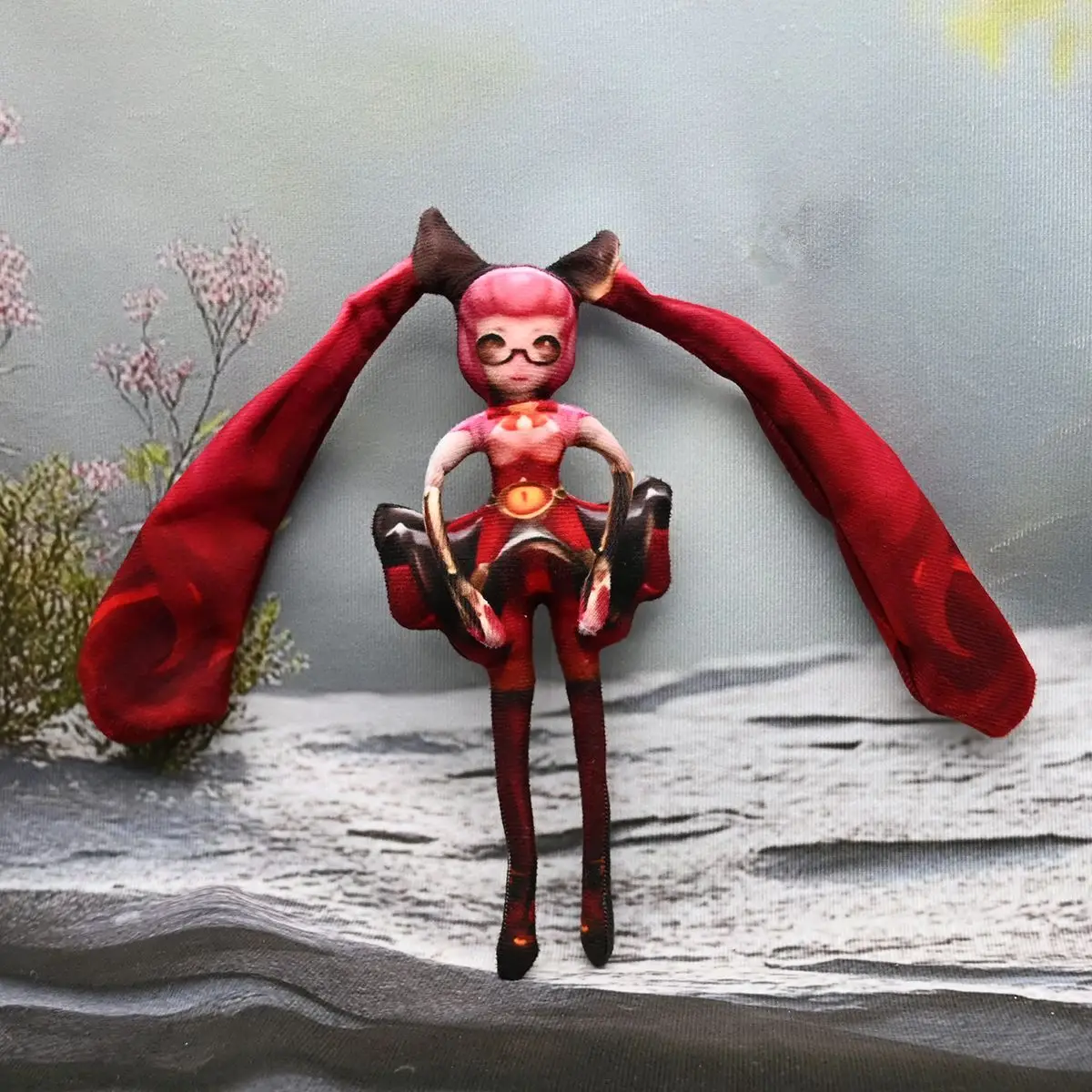 Anime Game Figure Da Qiao Xiao Qiao Angela HanXin Gongsun Li Cosplay Plush Doll with Iron Wire Skeleton Stuffed Toy Decor Gifts