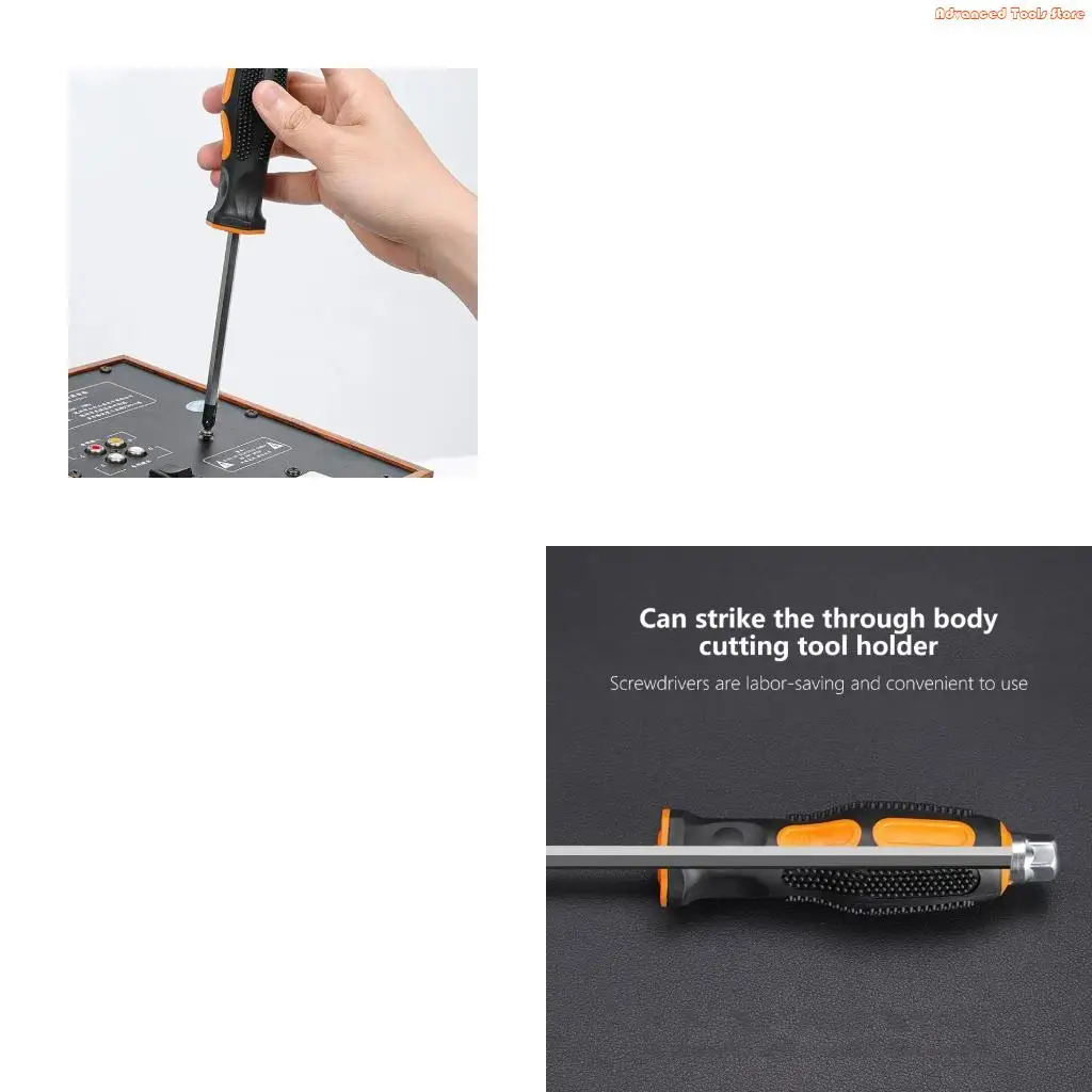2 Pack Screwdriver With Accurate Striking Head for Mechanics and DIYers W91B