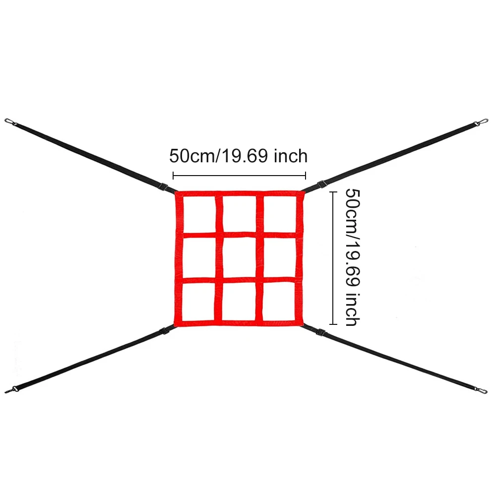 Filet d'entraînement de baseball réglable, zone de frappe, cible d'entraînement précise, lancer, lancer, aides à l'entraînement