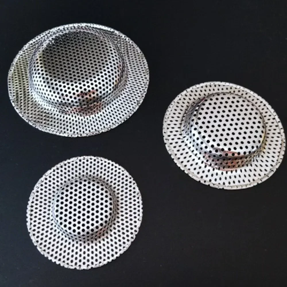 Sink Strainer Kitchen Sink Grid Filter Stainless Steel Drain Hole Filter Mesh Protection Against Clogging Kitchen Accessorie