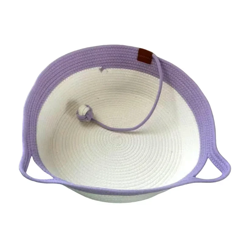 Pet Bed, Cotton Rope Woven, For Cats And Dogs, Used As A Pet Bed Pad Or For Placing Toys And Sundries, Etc., Handicrafts