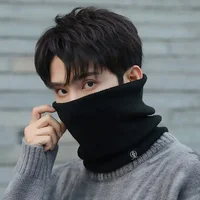 Knitted Neck Warmer Sports Scarf Fashion Soft Women Men Face Cover Winter Skating Running Hiking Scarves Thick Cold-proof Collar 4