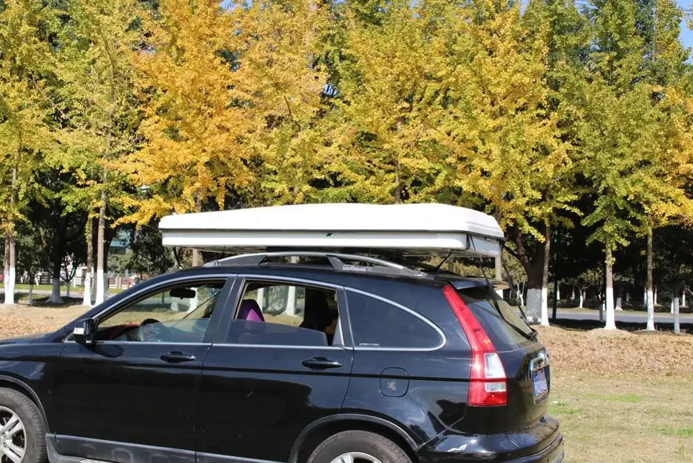 Glamping Shell duro Camping Toldo, barraca do telhado do carro, telhado ao ar livre do carro, luxo