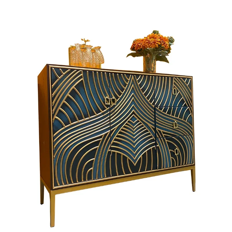 

Edge cabinet, entrance cabinet, side shoe light luxury American simple household storage