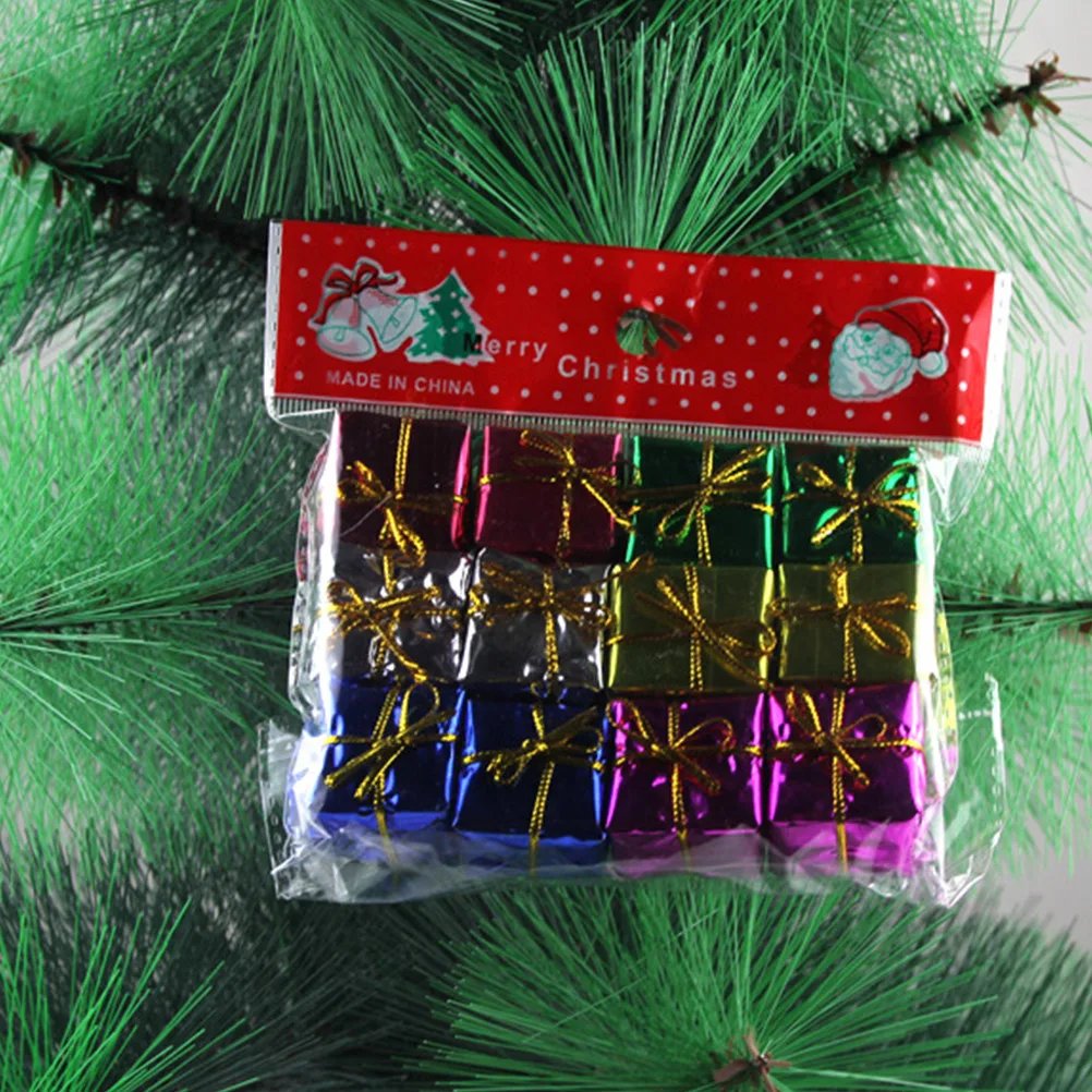 

120pcs 2.5Cm Christmas Tree Hanging Pendants Festive Decorations For Holiday Party Garden Ceremony Gift Box Ornaments Xmas Decor