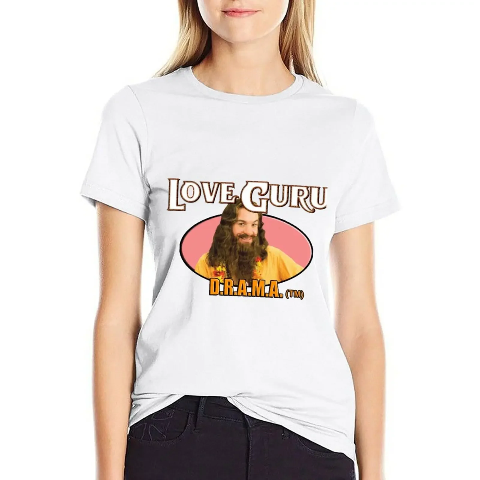 

Love guru T-Shirt lady clothes sports fans tees cotton t shirts Women